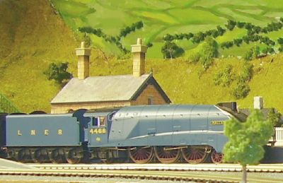 Class A4 Mallard at Monksdale